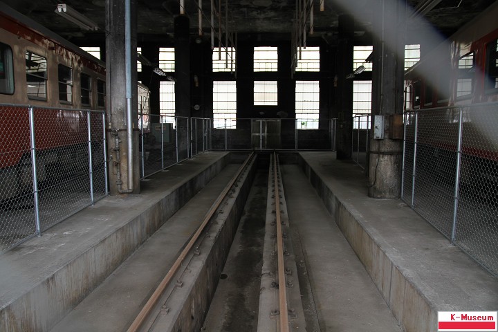 旧津山扇形機関車庫